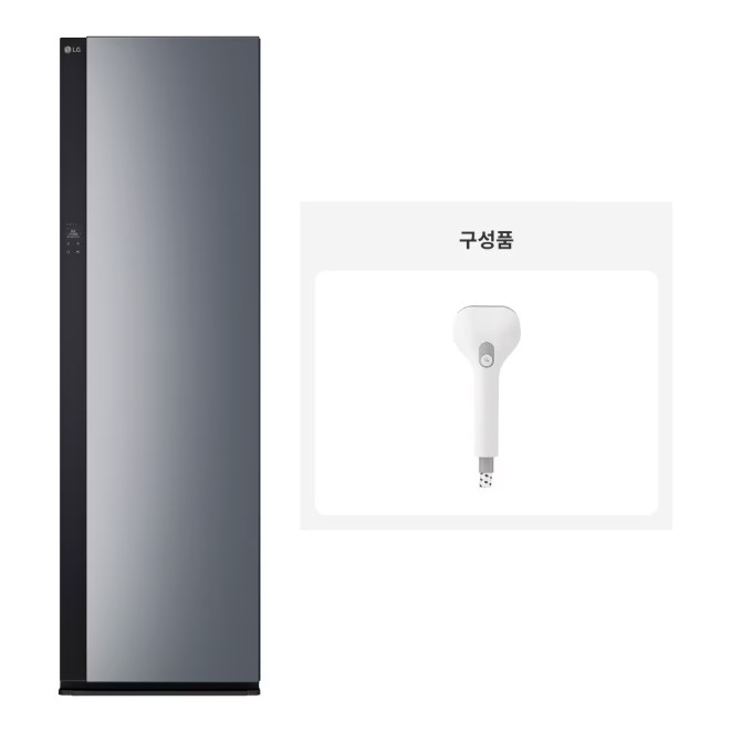 [LG전자] 트롬 오브제컬렉션 뉴 스타일러 5벌+1벌 블랙틴트미러 (SC5GMR80A)
