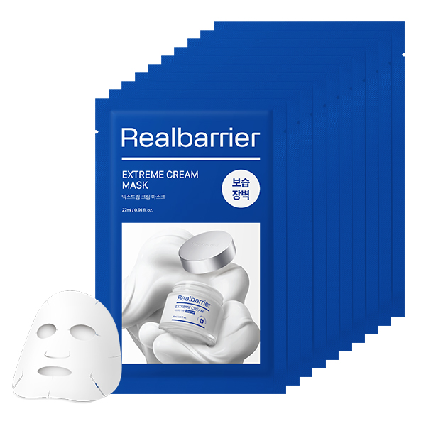[리얼베리어] 익스트림크림 마스크 10매
