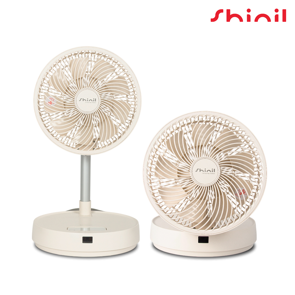 [신일] BLDC 접이식 폴더블팬 쿨에어 18엽 무선선풍기 + 파우치 세트 SIF-PD10DIF