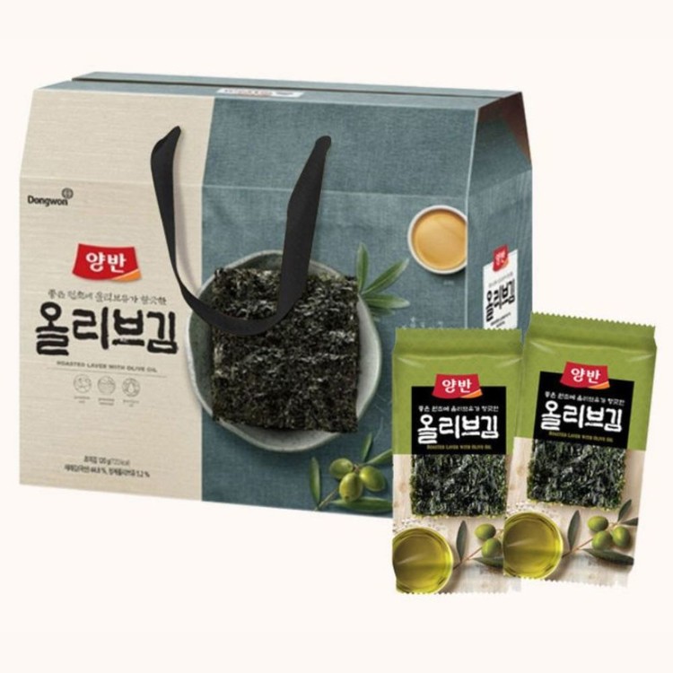[동원] 2026 동원 올리브 김 식탁 케이스 96g(24PX4g)
