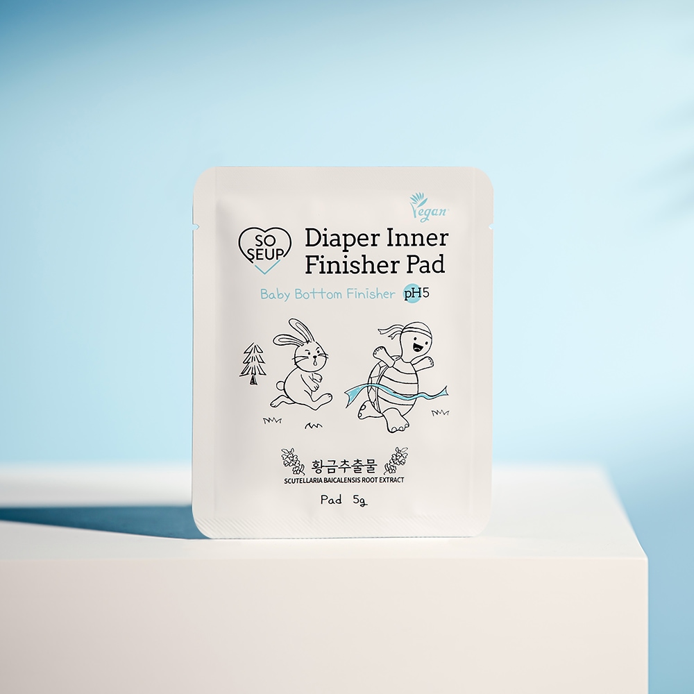 [소중한습관] 노워시 엉덩이 클렌저 패드 타입(아기 엉덩이 피니셔 패드 10개입)