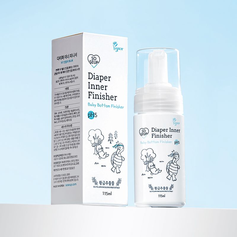 [소중한습관] 노워시 엉덩이 클렌저 폼 타입(아기 엉덩이 피니셔 115ml)