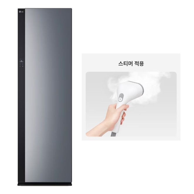 [LG전자] 스타일러 오브제컬렉션 2026 NEW + 스티머 5벌+1벌 블랙틴트미러 (SC5GMR80S)