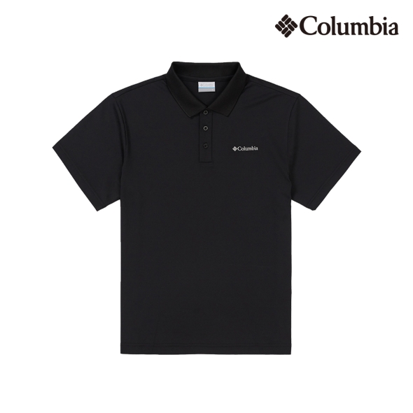 [컬럼비아] 요꼬 카라 반팔티셔츠 / 블랙