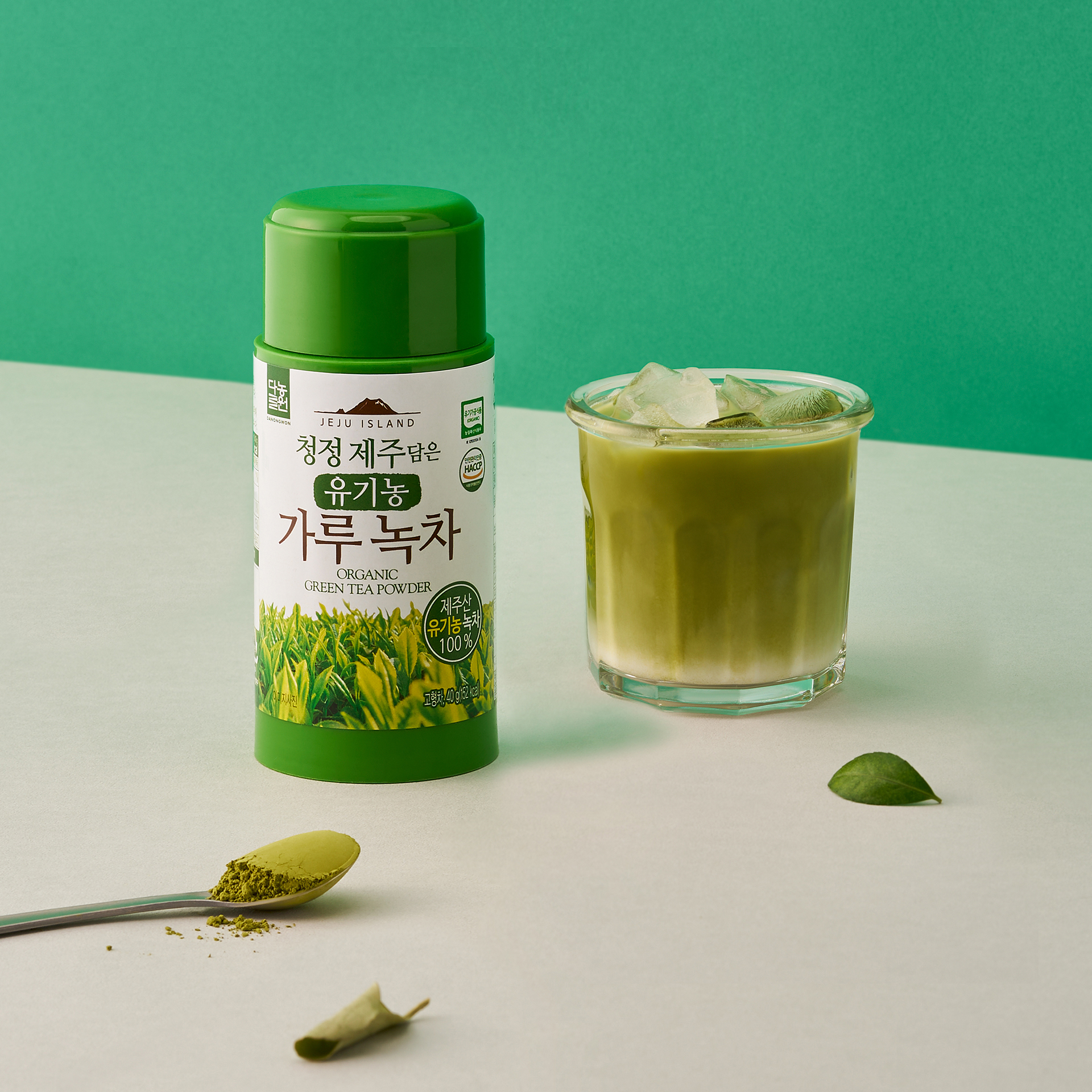 [다농원] 청정제주담은 유기가루녹차 40g
