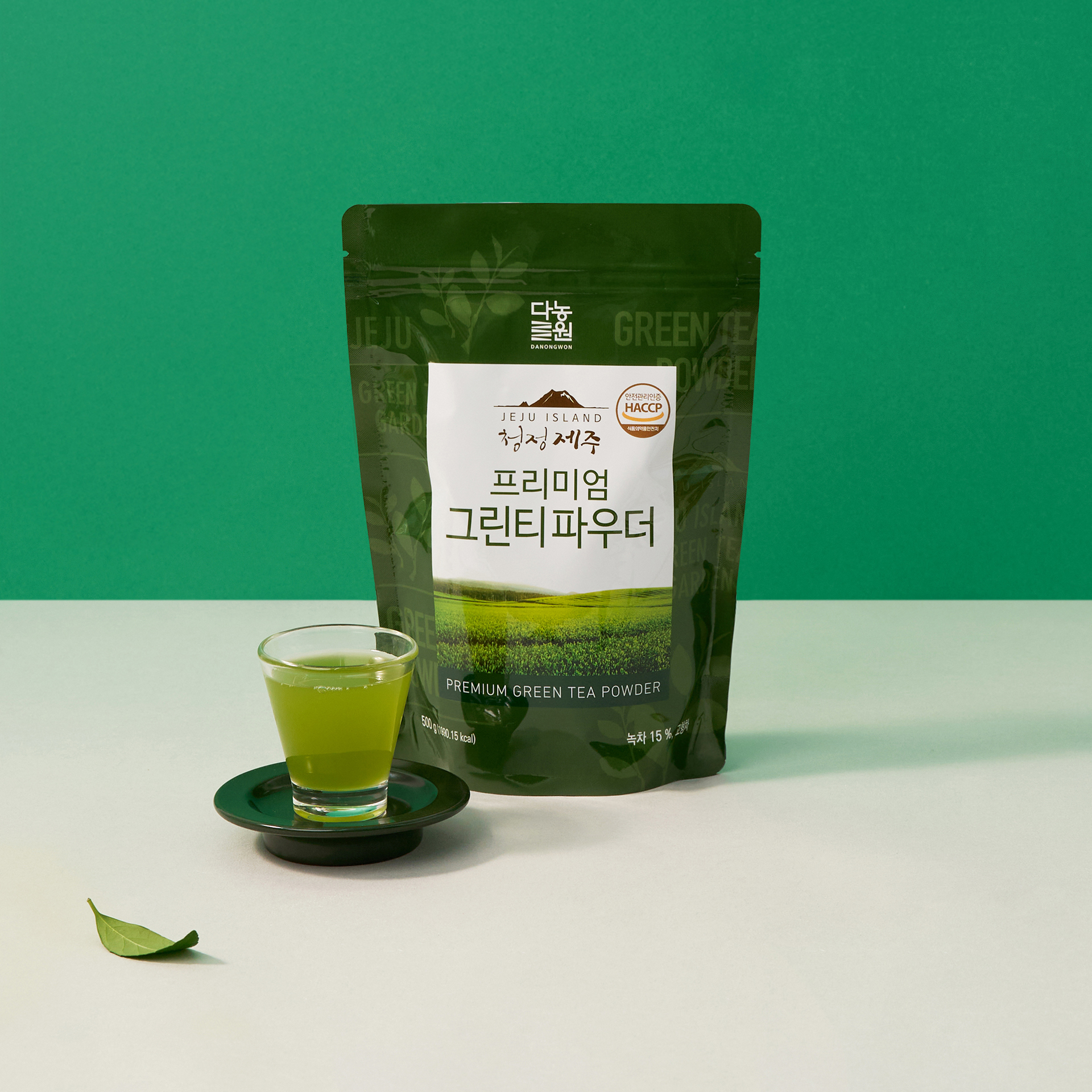 [다농원] 청정제주 프리미엄 그린티파우더 500g