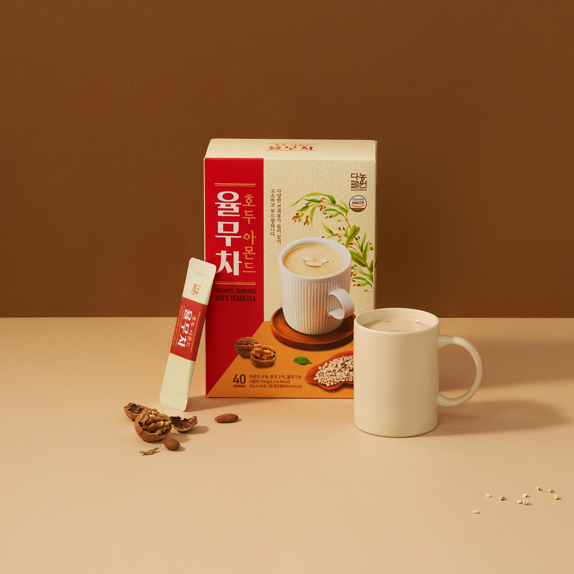[다농원] 호두아몬드율무차 40T