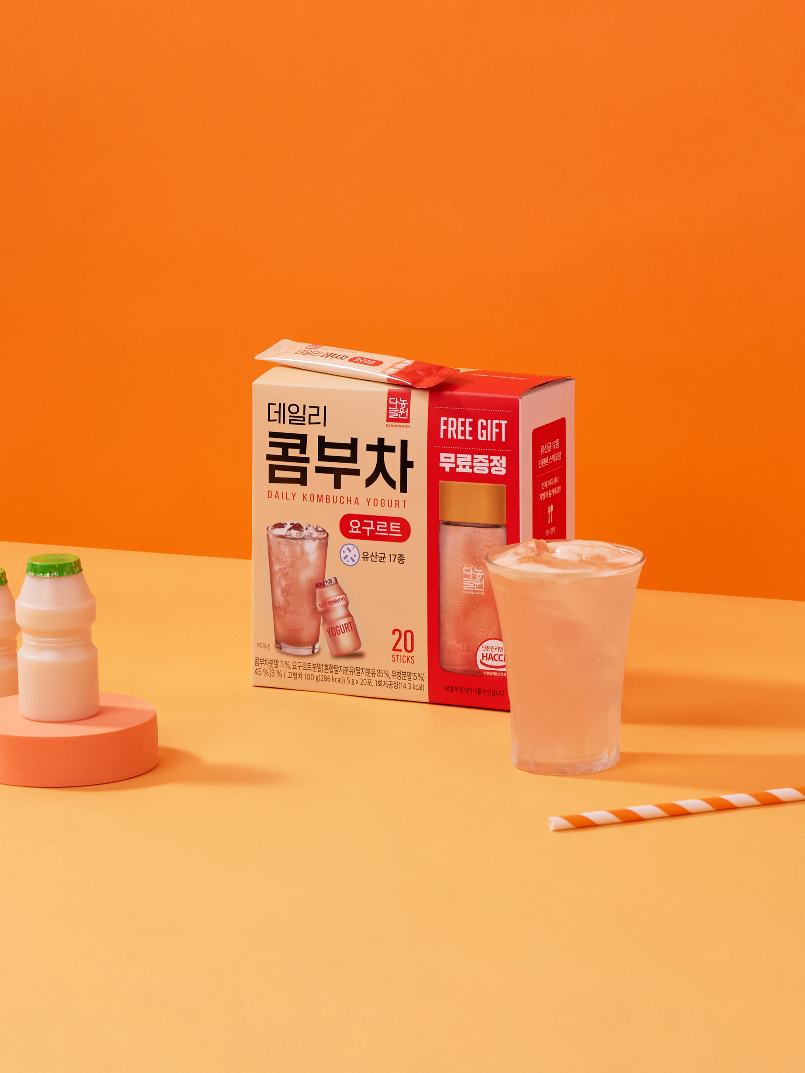 [다농원] 콤부차 요구르트 20T