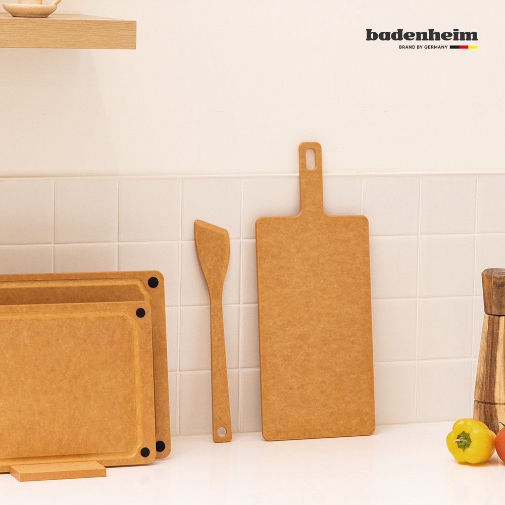 [바덴하임] 아르보 원목 압축핸들도마