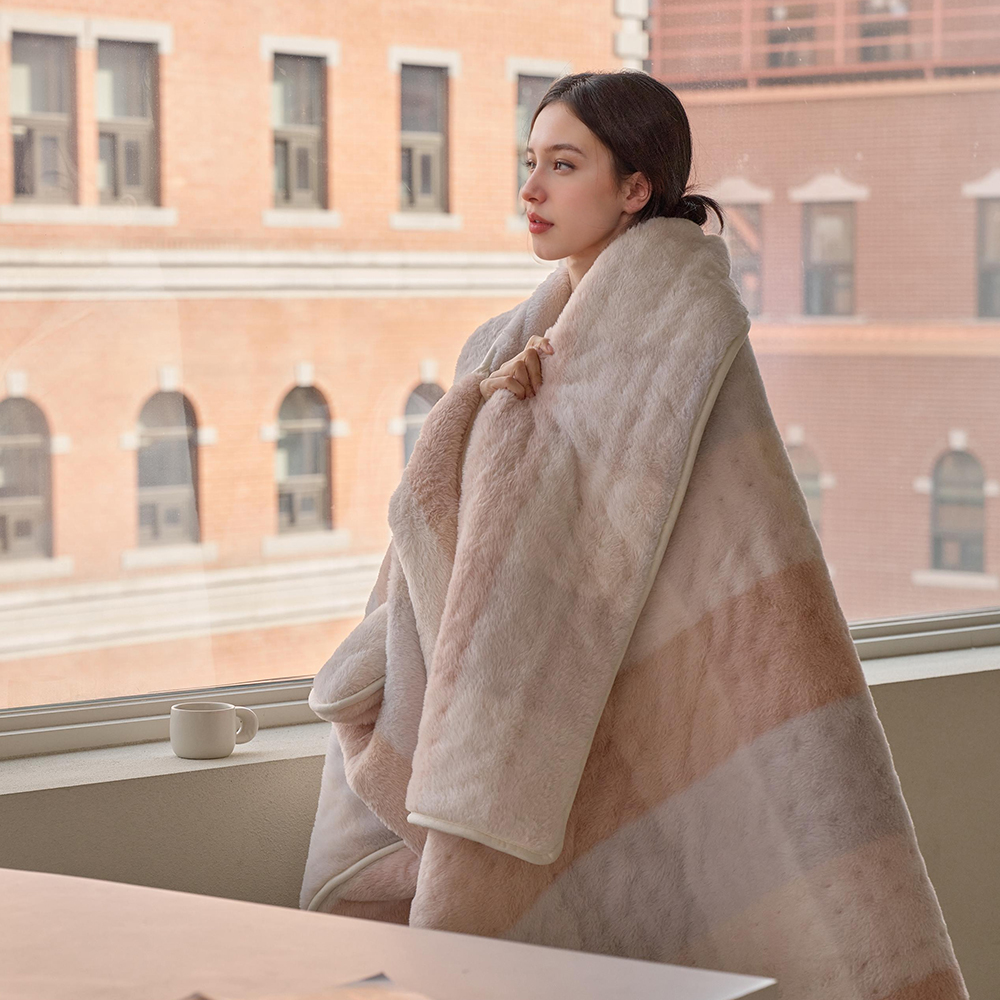 [프롬비] 전기담요 허니베이지