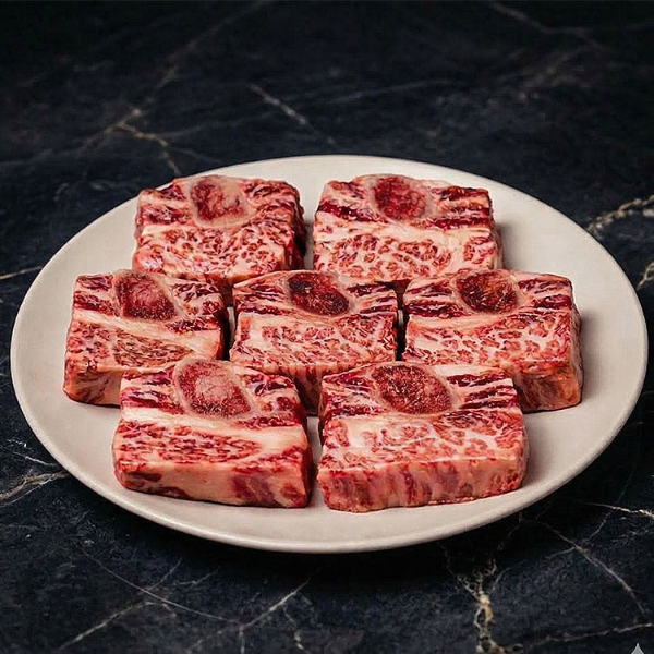 [정립한우]1++등급 투뿔한우 한입우대갈비 (300g)