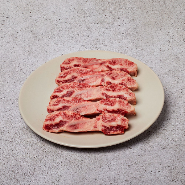 [정립한우]1++등급 투뿔한우 리본갈비 (300g)