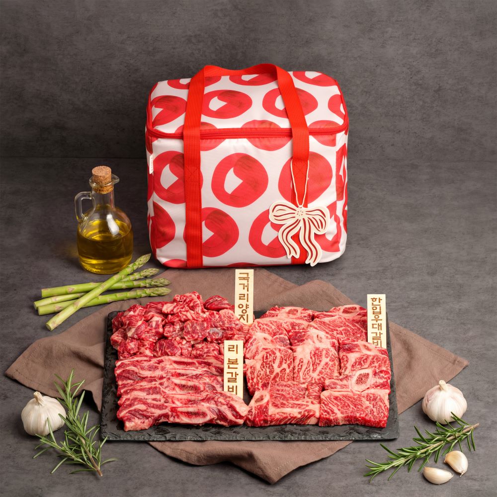 [정립한우][실속구성] 한우 우대갈비+리본갈비+국거리 가성비 세트 3종 800g 선물세트