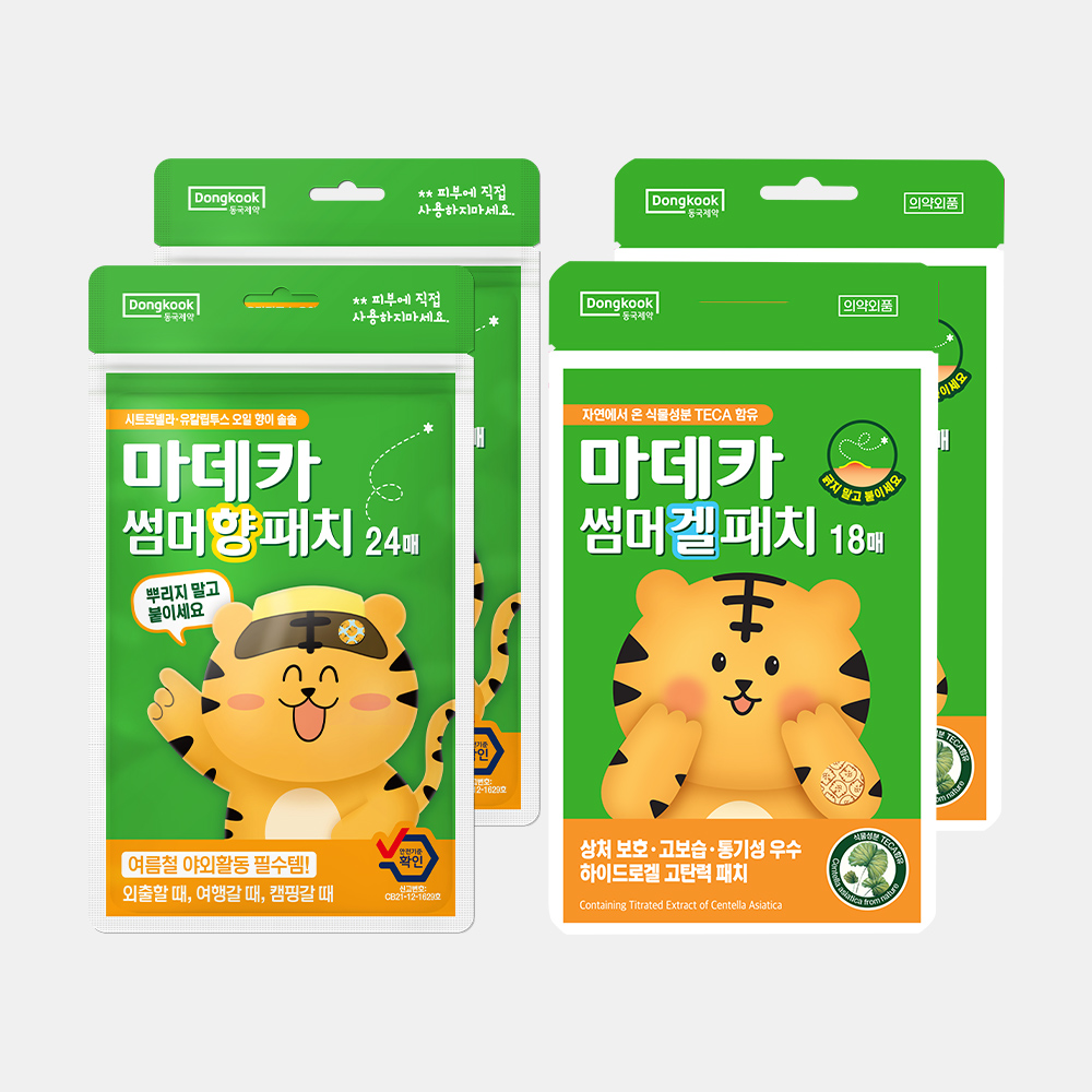 [동국제약] 마데카 썸머 향 패치 24매 x 2개 + 겔 패치 18매 x 2개